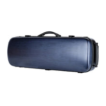 Load image into Gallery viewer, Cantana HiTech oblong violin case dark blue brushed finish