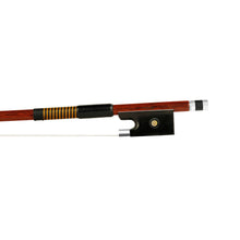Load image into Gallery viewer, Forte 85 Violin Bow Ebony frog with imitation whale bone wrapping