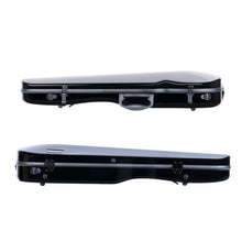 Load image into Gallery viewer, Cantana HiTech contour violin case front and back side views

