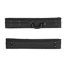 Load image into Gallery viewer, Cantana HD contour violin case side views black canvas