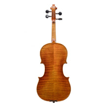 Load image into Gallery viewer, Lombardo &quot;Virtuoso&quot; Violin Back, featuring antique varnish, Ebony fittings, Solid flamed Maple back
