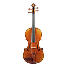 Load image into Gallery viewer, LOMBARDO "Cannone" Guarneri Violin Top, copy of Guarneri Del Gesu Cannone, featuring antique varnish, Solid Spruce with tight grains, Rosewood fittings, strings