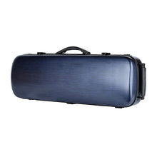 Load image into Gallery viewer, Cantana HiTech oblong violin case dark blue brushed finish
