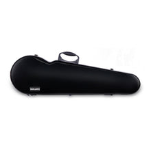 Load image into Gallery viewer, Cantana HiTech contour violin case top view high gloss black finish with a handle
