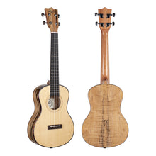 Load image into Gallery viewer, Konani Ukulele K20 Tenor Solid Spruce Top &amp; Spalted Maple Back
