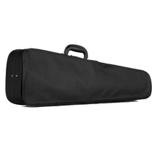 Load image into Gallery viewer, Cantana HD contour violin case rear view black canvas

