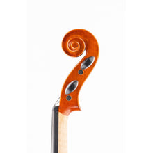 Load image into Gallery viewer, Lombardo &quot;Soloist II&quot; Violin scroll with ebony fittings
